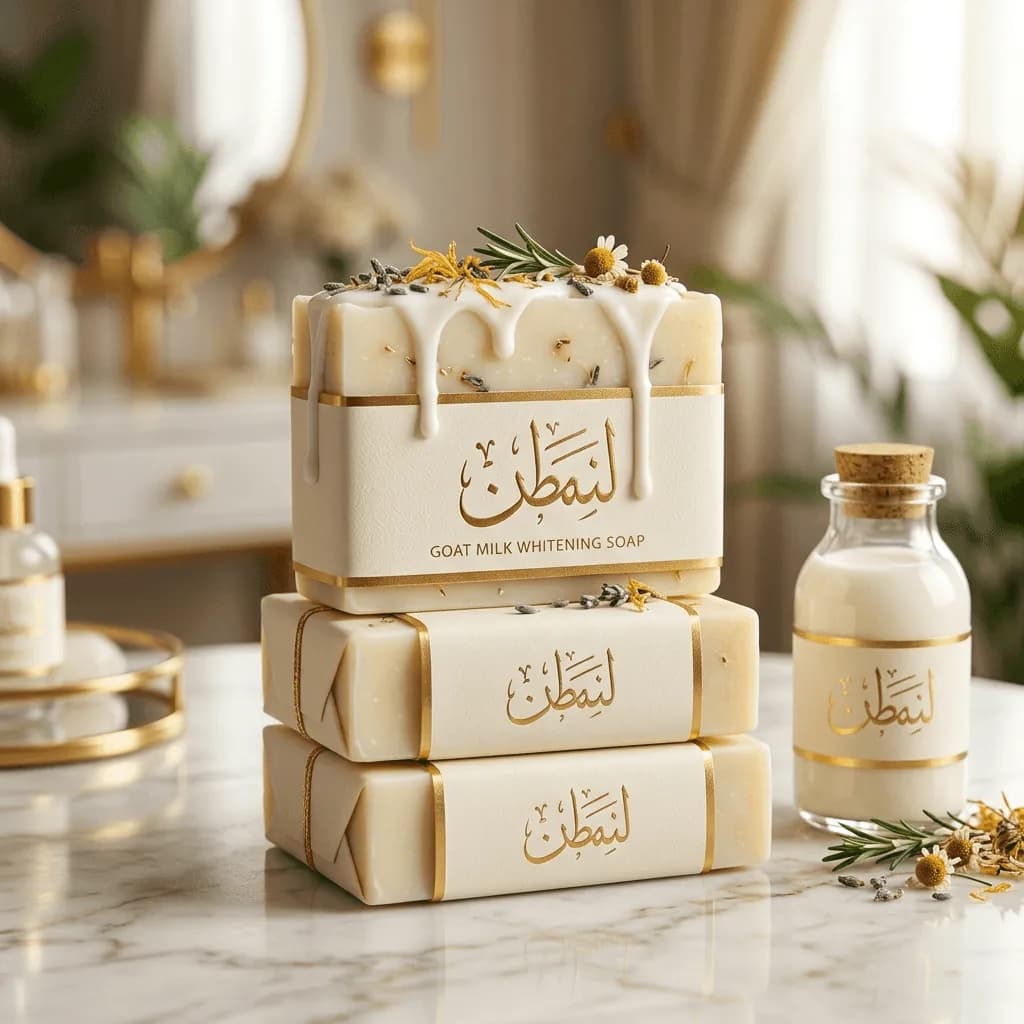 صابون حليب جلو للجمال — صابون حليب الماعز لتفتيح وتوحيد البشرة - 2